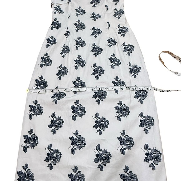 NWT Petal + Pup Women's TONI STRAPLESS MIDI DRESS - OFF‎ WHITE Large - Picture 7 of 13